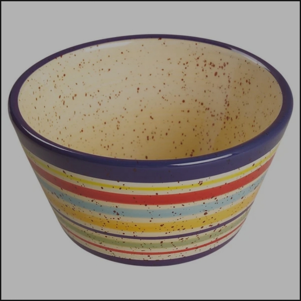 Pfaltzgraff Stoneware Sedona Pattern Soup or Cereal Bowl (2) lot pair